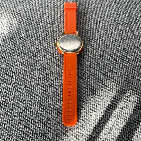 Orange Sports Watch with Textured Silicone Band- Never Worn - Picture 3 of 11